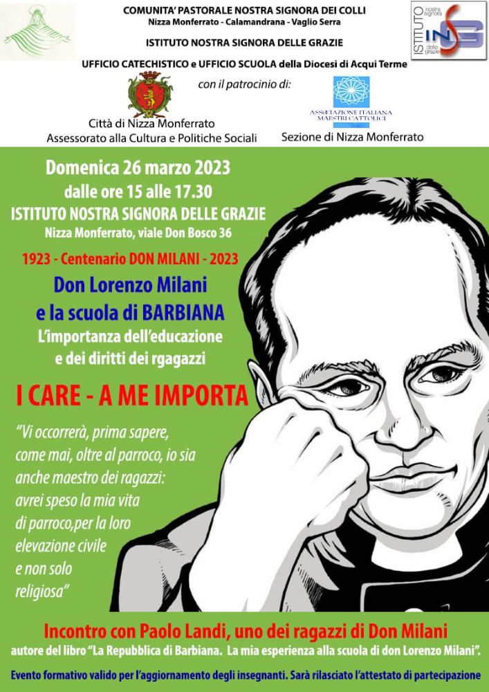 Aimc Asti - INCONTRO CON DON PAOLO LANDI, ALLIEVO DI DON MILANI