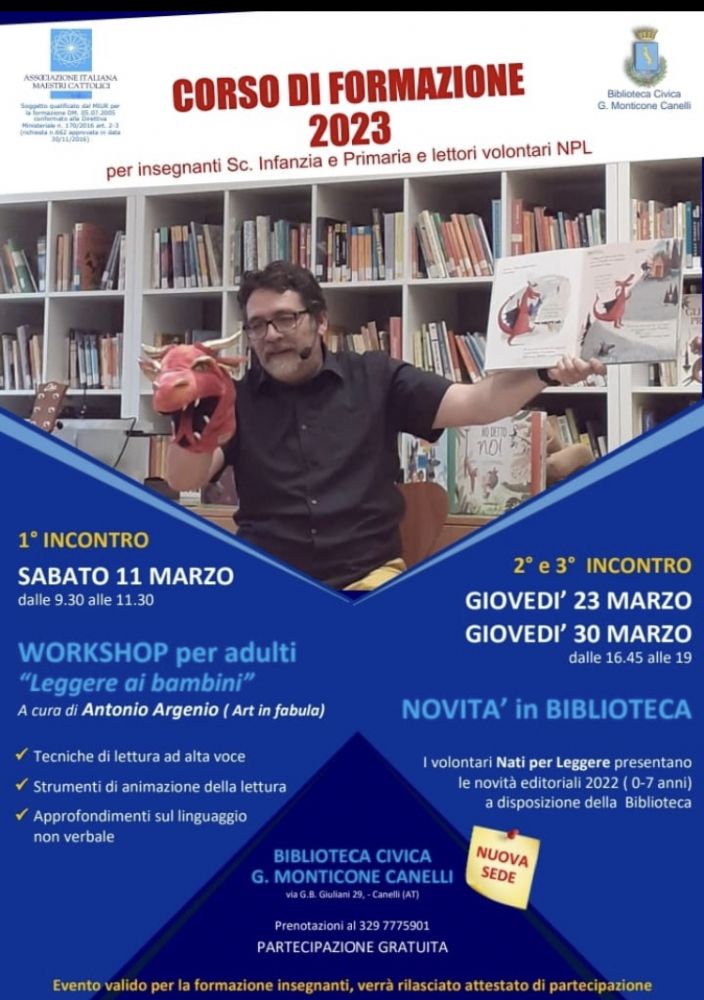 Aimc Asti - CORSO DI LETTURA ANIMATA