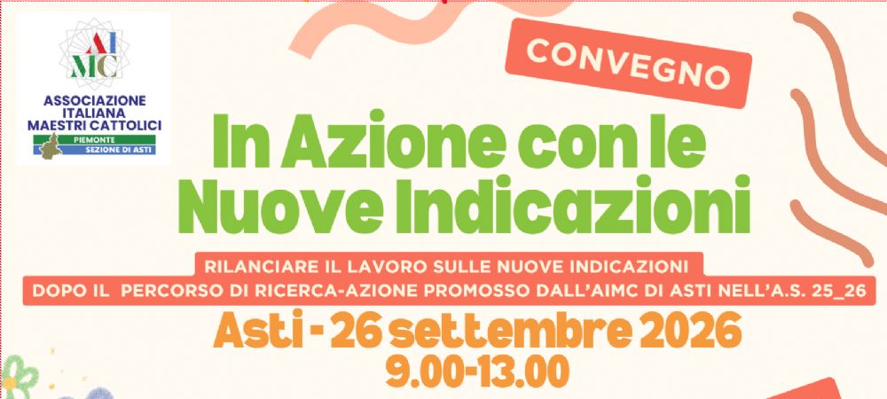 Aimc Asti - IN AZIONE CON LE NUOVE INDICAZIONI